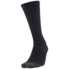 UNDER ARMOUR ADULT 6 PACK PERFORMANCE TECH CREW BLACK SOCKS