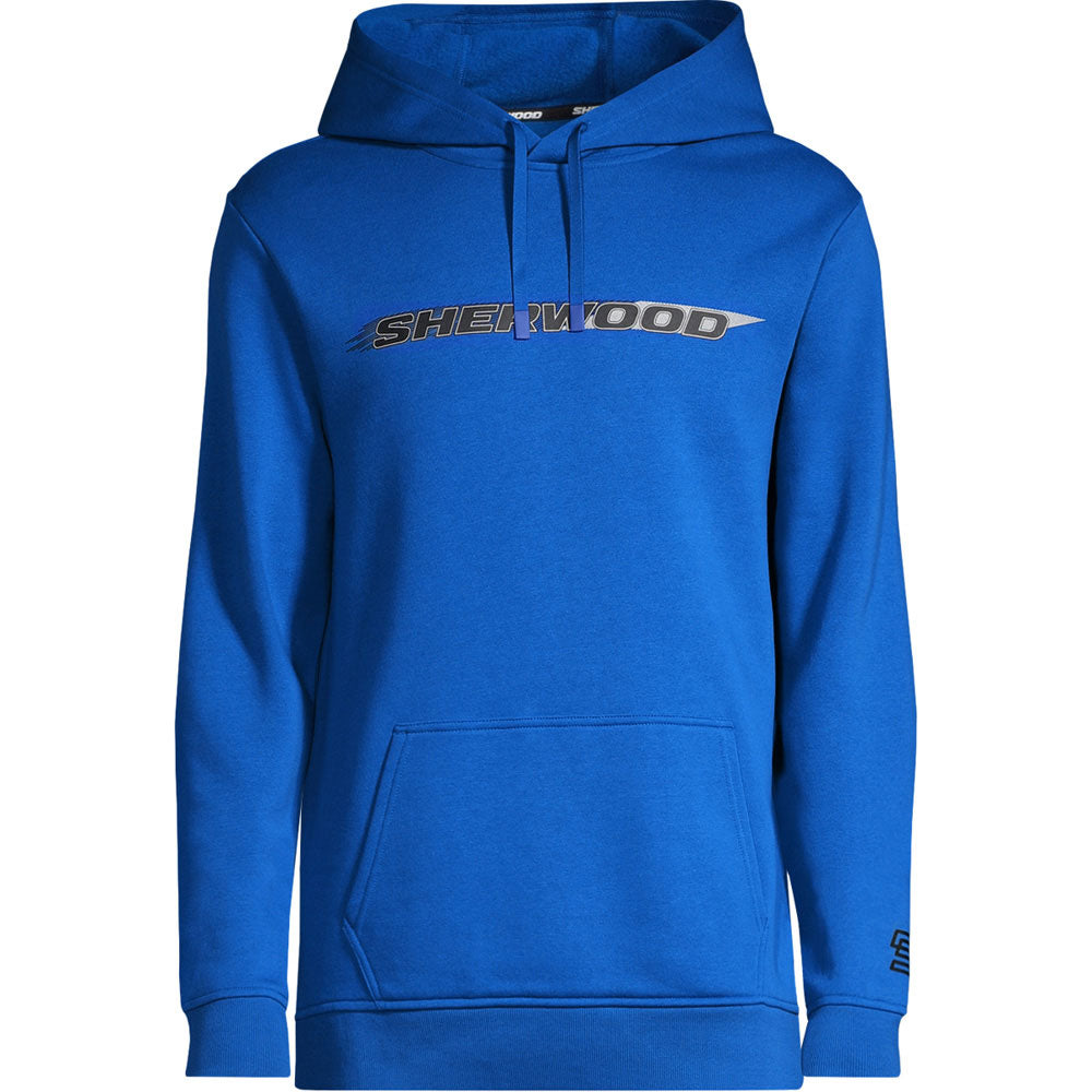 Sherwood Wordmark Men's Blue Pullover Hoodie