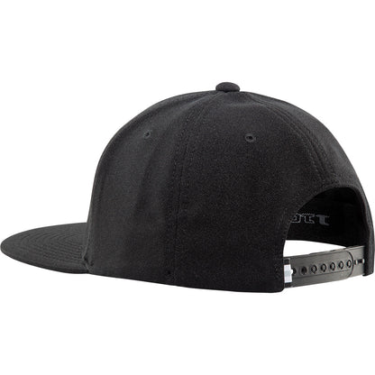 SHERWOOD FLAT BRIM BLACK SNAPBACK HAT