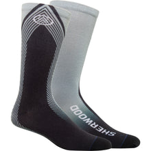 SHERWOOD BLACK/GREY SOCKS