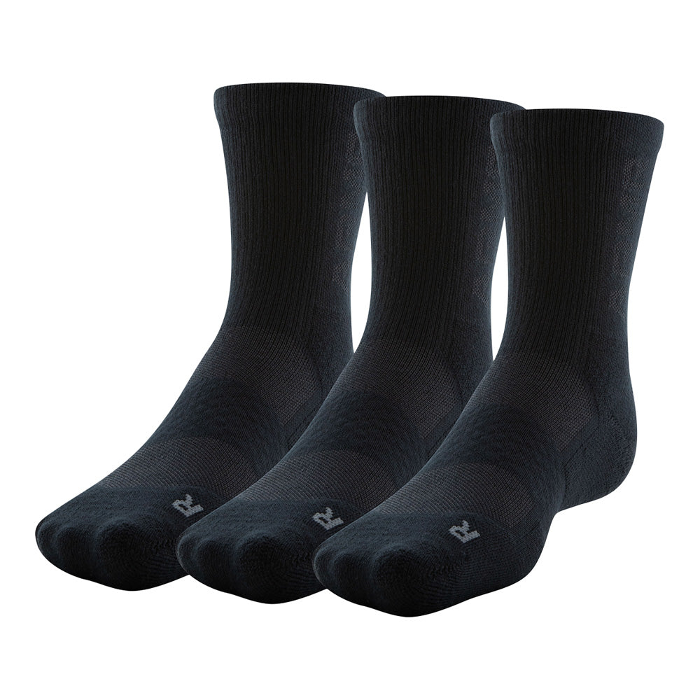 Under Armour 3Maker Men's Black Mid Crew Socks - 3 Pack