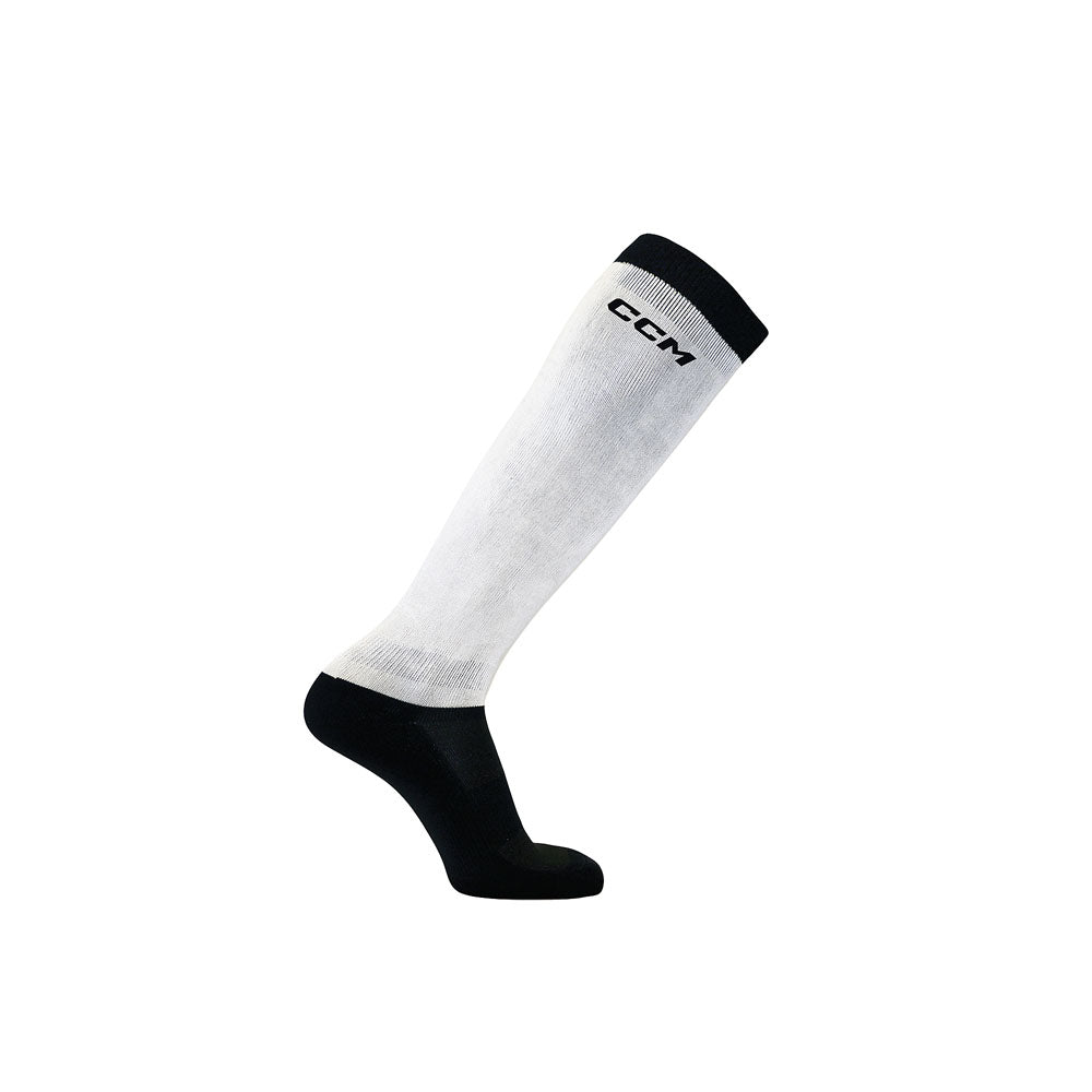 CCM Cut Resistant Silver & Black Skate Socks