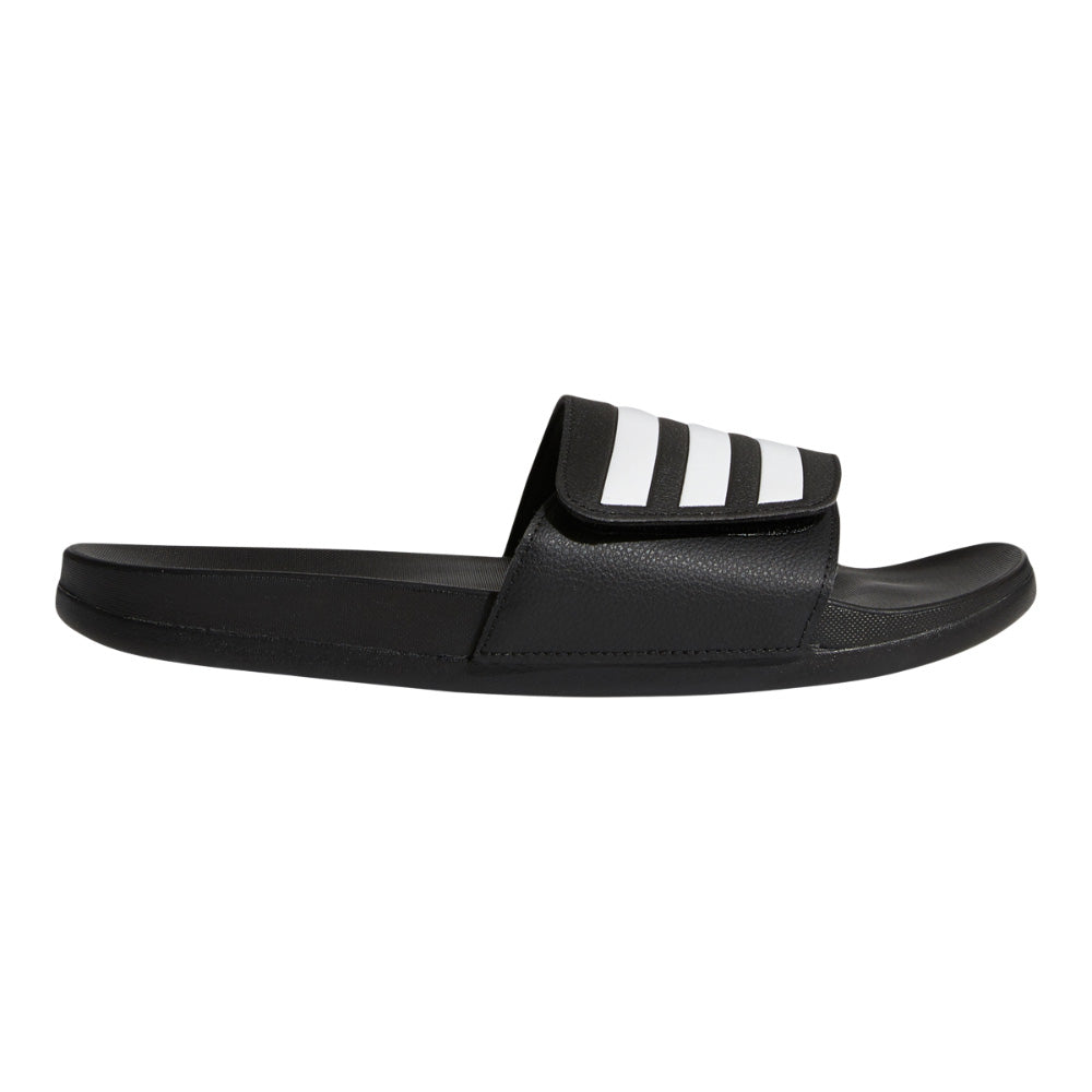 Adidas Adilette Comfort Men's Black/White Adjustable Slides