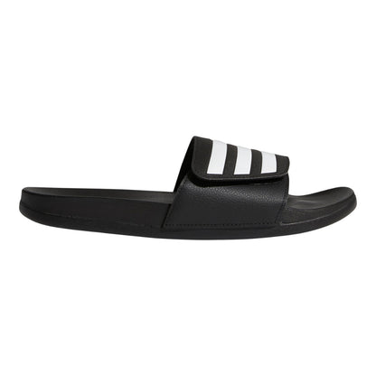 Adidas Adilette Comfort Men's Black/White Adjustable Slides