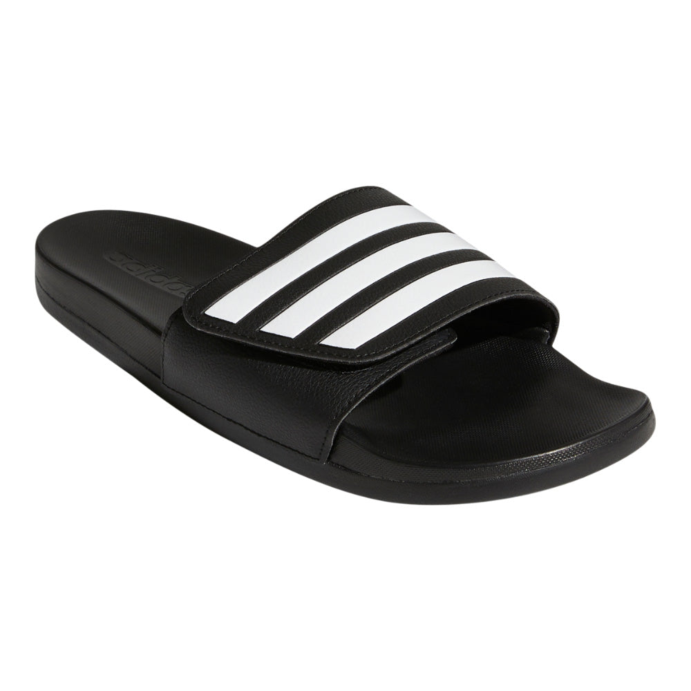 Adidas Adilette Comfort Men's Black/White Adjustable Slides