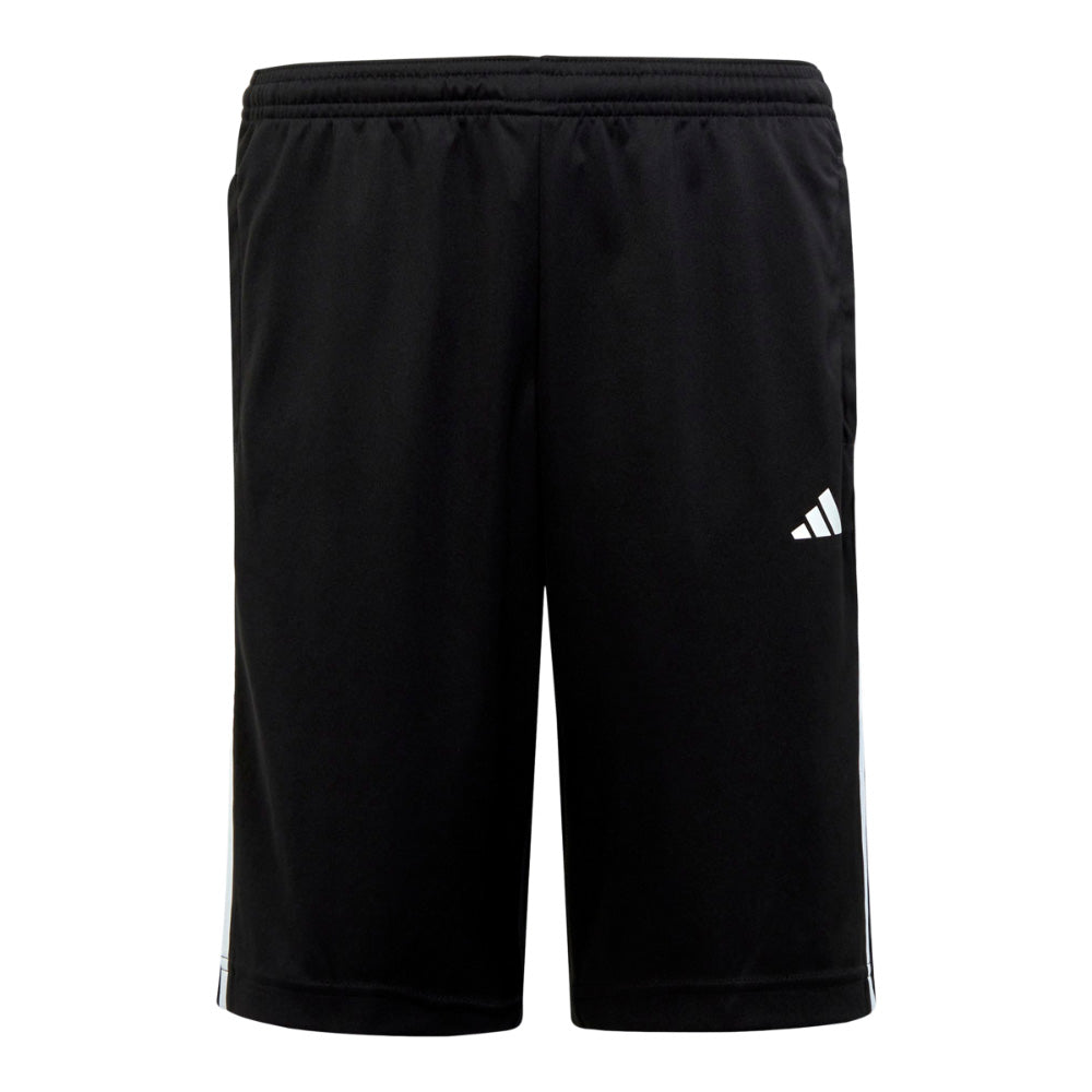 Adidas Essentials 3 Stripe Black Shorts