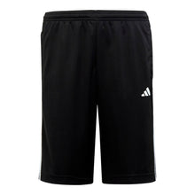 Adidas Essentials 3 Stripe Black Shorts