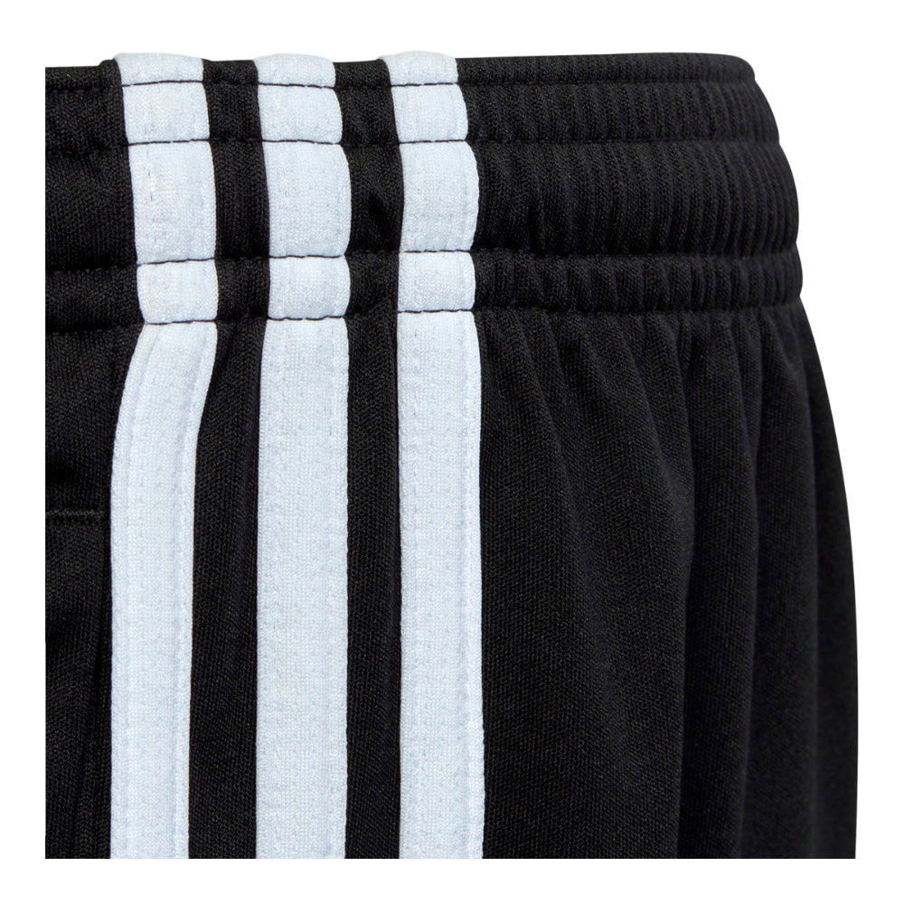 Adidas Essentials 3 Stripe Black Shorts