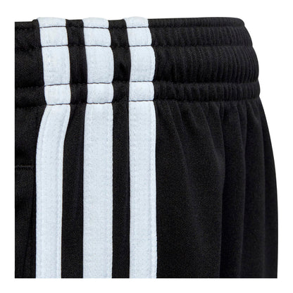 Adidas Essentials 3 Stripe Black Shorts