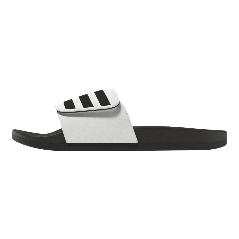 Adidas Adilette Women's Comfort Adjustable Sandals - White/Black/Black