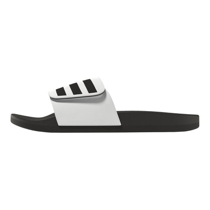 Adidas Adilette Women's Comfort Adjustable Sandals - White/Black/Black