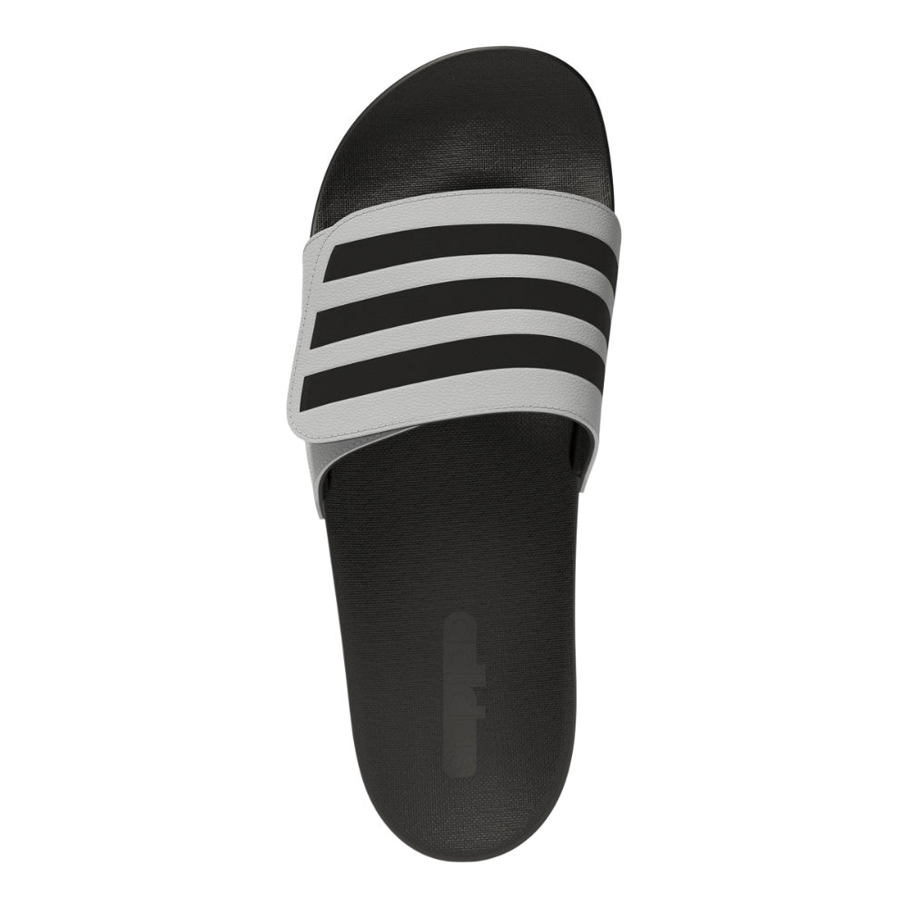 Adidas Adilette Women's Comfort Adjustable Sandals - White/Black/Black