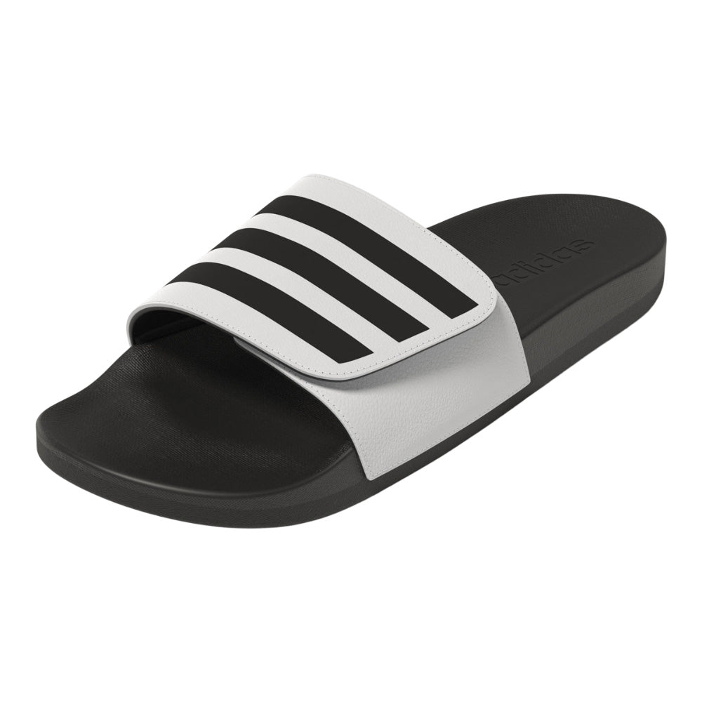 Adidas Adilette Women's Comfort Adjustable Sandals - White/Black/Black