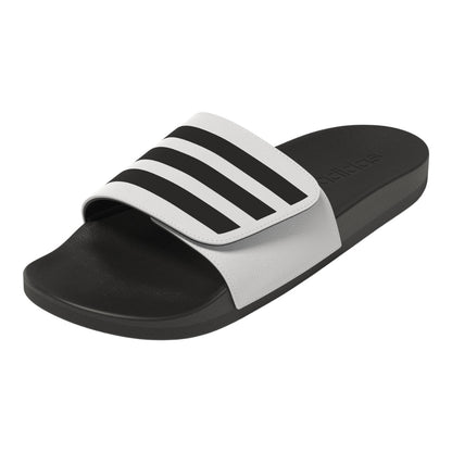 Adidas Adilette Women's Comfort Adjustable Sandals - White/Black/Black