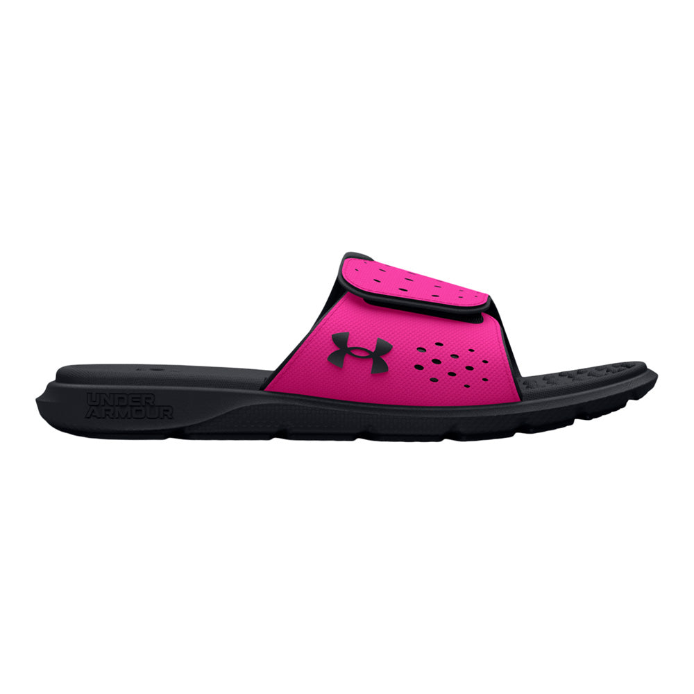 Under Armour Ignite 7 Girl's Black/Pink Slides