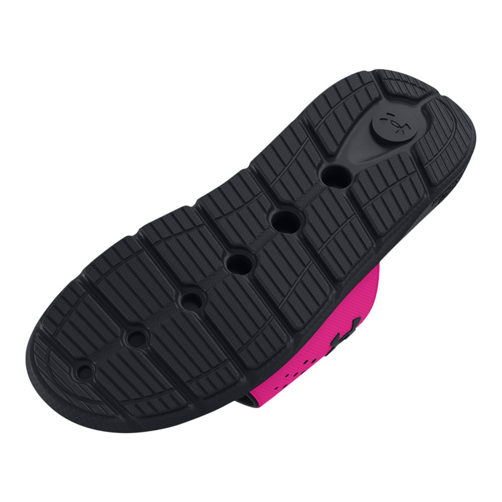 Under Armour Ignite 7 Girl's Black/Pink Slides