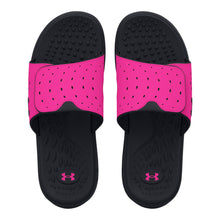 Under Armour Ignite 7 Girl's Black/Pink Slides