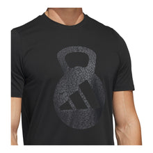 Adidas Kettlebell Logo Black Short Sleeve T-Shirt