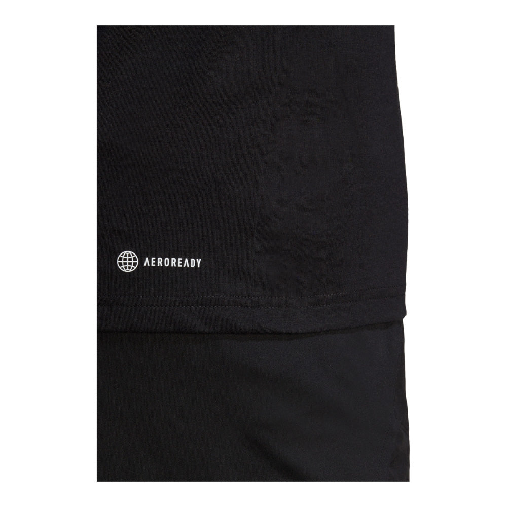 Adidas 3 Bar Logo Black T-Shirt