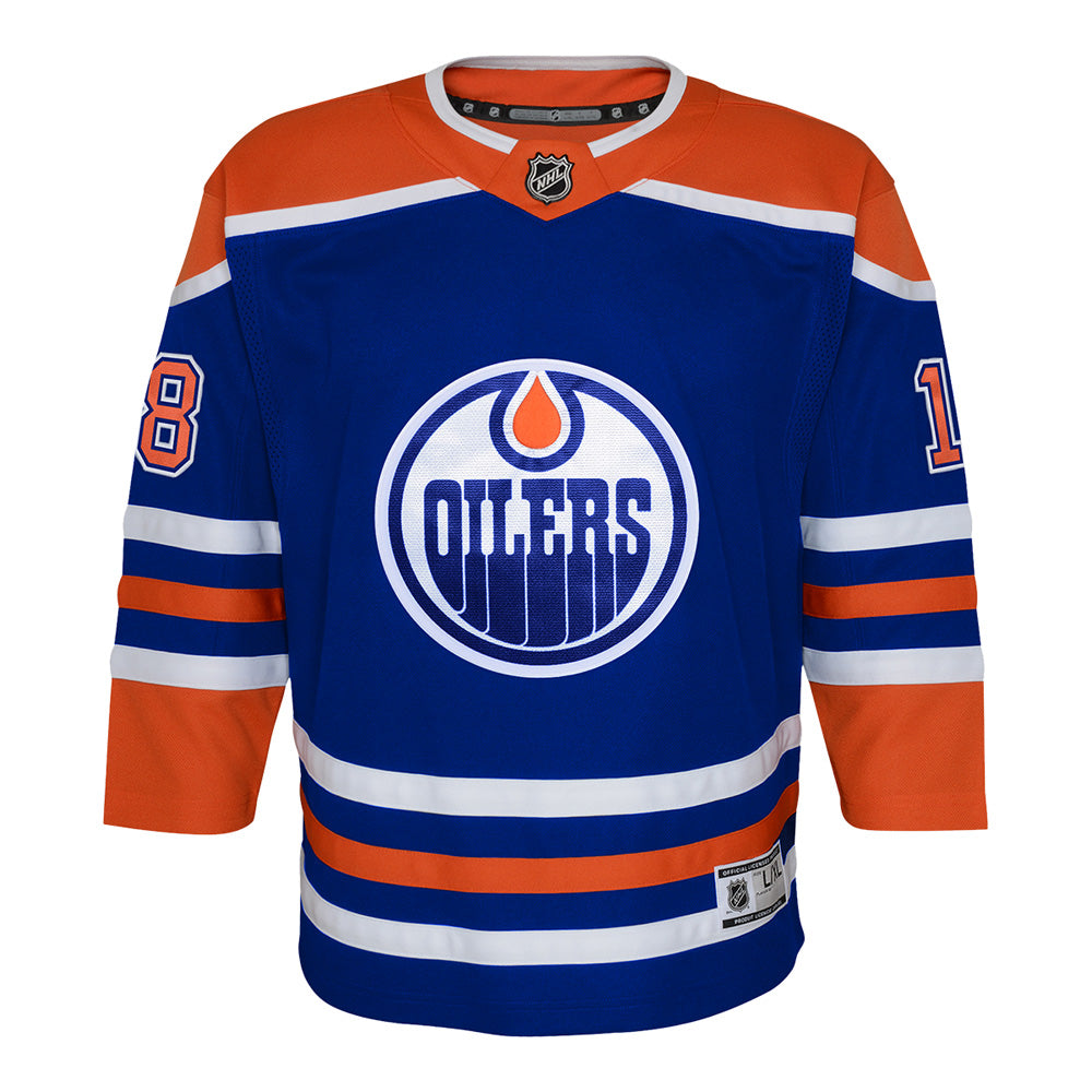 Outerstuff Edmonton Oilers Zach Hyman Youth Home Jersey