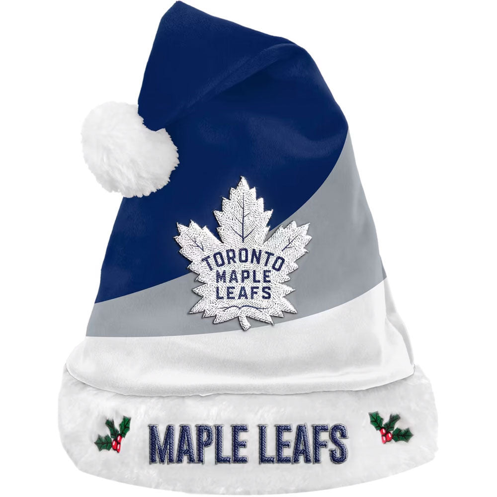 Toronto Maple Leafs Colour Block Santa Hat
