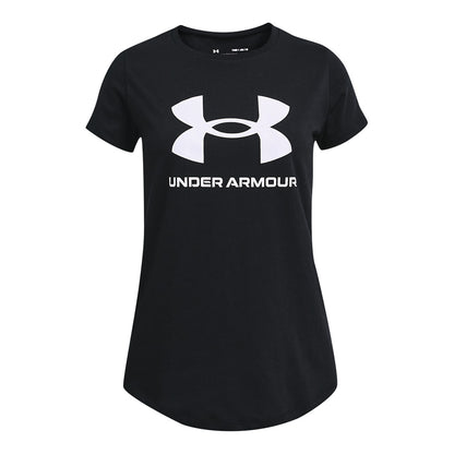 Under Armour Girl's Sportstyle Logo Short Sleeve T-Shirt