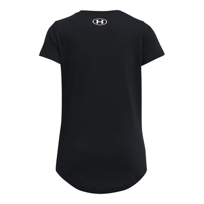 Under Armour Girl's Sportstyle Logo Short Sleeve T-Shirt