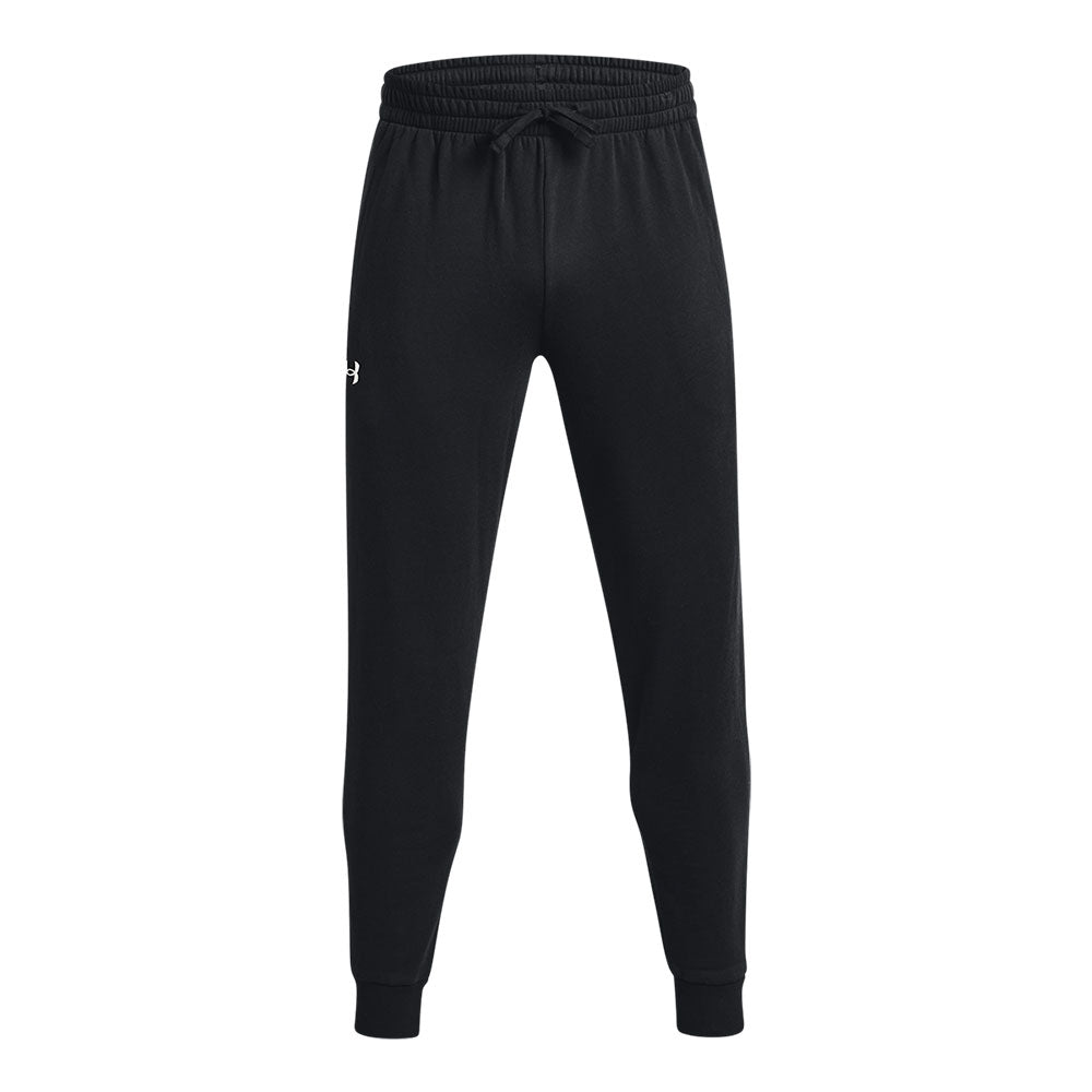 UNDER ARMOUR RIVAL FLEECE ADULT BLACK JOGGERS