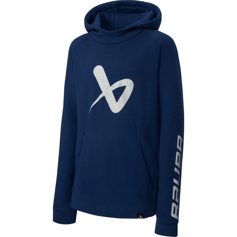 BAUER CORE YOUTH NAVY PULLOVER HOODIE
