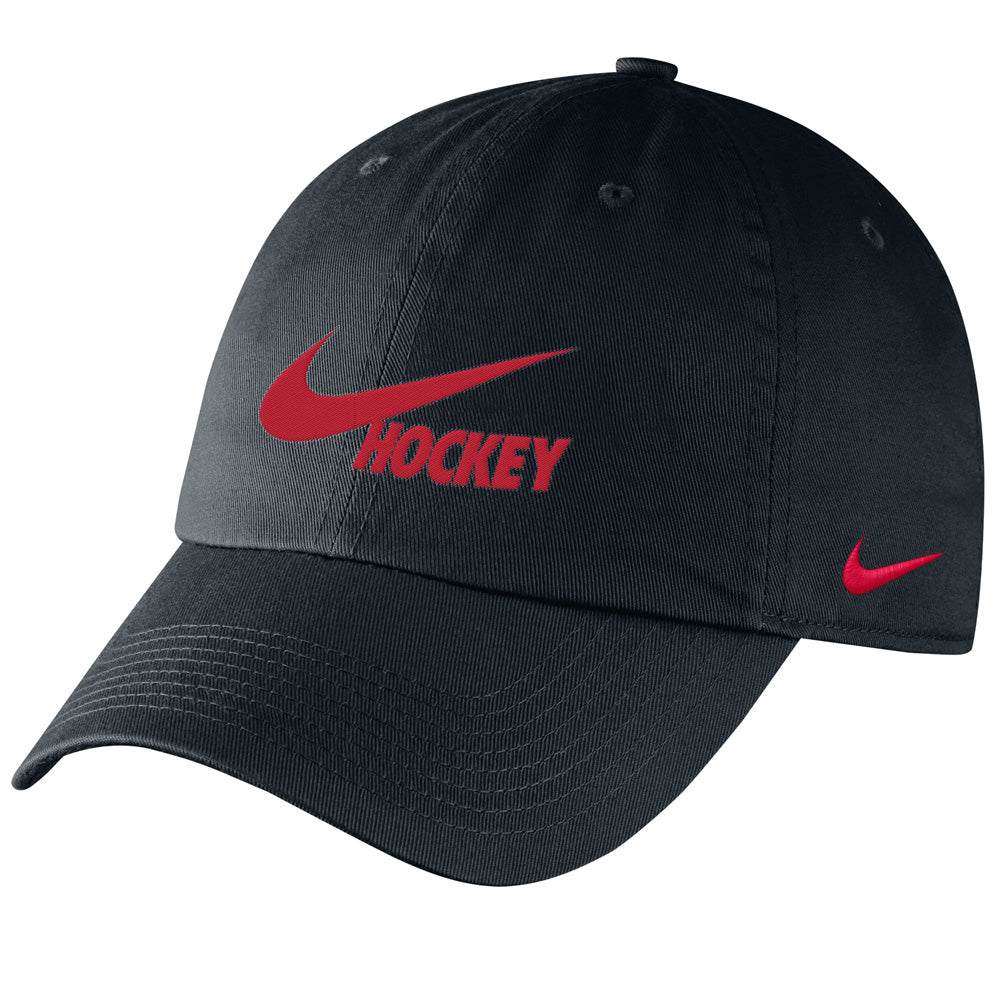 NIKE HOCKEY DF CAMPUS BLACK ADJUSTABLE HAT