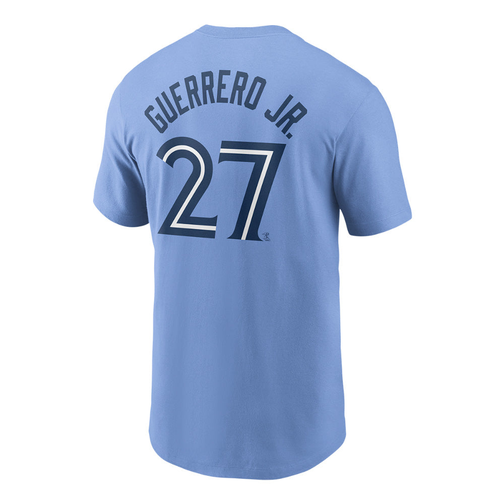 TORONTO BLUE JAYS VLADIMIR GUERRERO JR NAME AND NUMBER T SHIRT