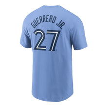 TORONTO BLUE JAYS VLADIMIR GUERRERO JR NAME AND NUMBER T SHIRT