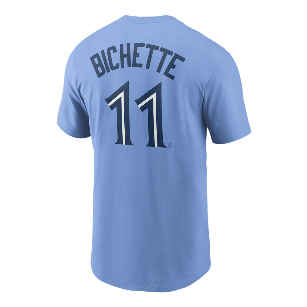 TORONTO BLUE JAYS BO BICHETTE NAME AND NUMBER T SHIRT