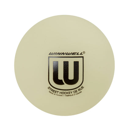 Winnwell 65mm 50G Glow Street Hockey Ball - 3 Pack
