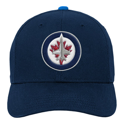 Outerstuff Winnipeg Jets Youth Precurved Blue Snapback Hat