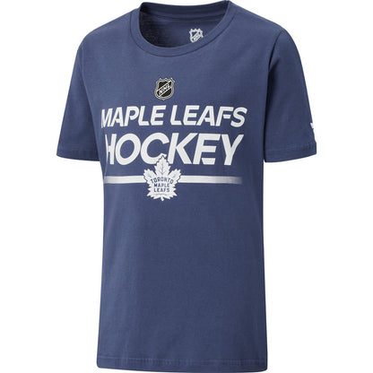 Outerstuff Toronto Maple Leafs Authentic Pro Wordmark Youth Blue T Shirt