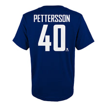 Outerstuff Vancouver Canucks Elias Pettersson Name And Number Youth Blue T Shirt