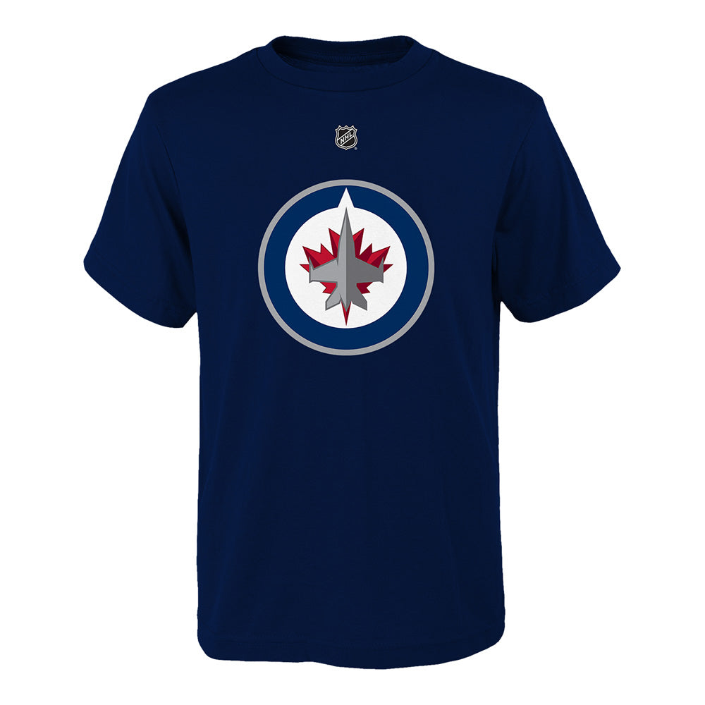 Outerstuff Winnipeg Jets Mark Scheifele Name And Number Youth Navy T Shirt