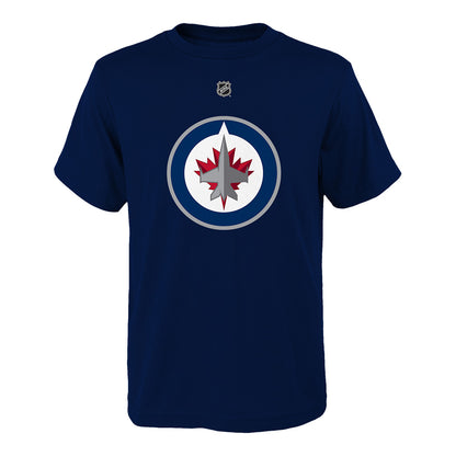 Outerstuff Winnipeg Jets Mark Scheifele Name And Number Youth Navy T Shirt
