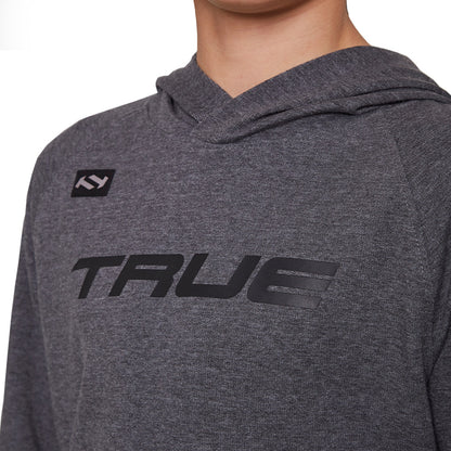 True Youth Terry Graphic Charcoal Hoodie