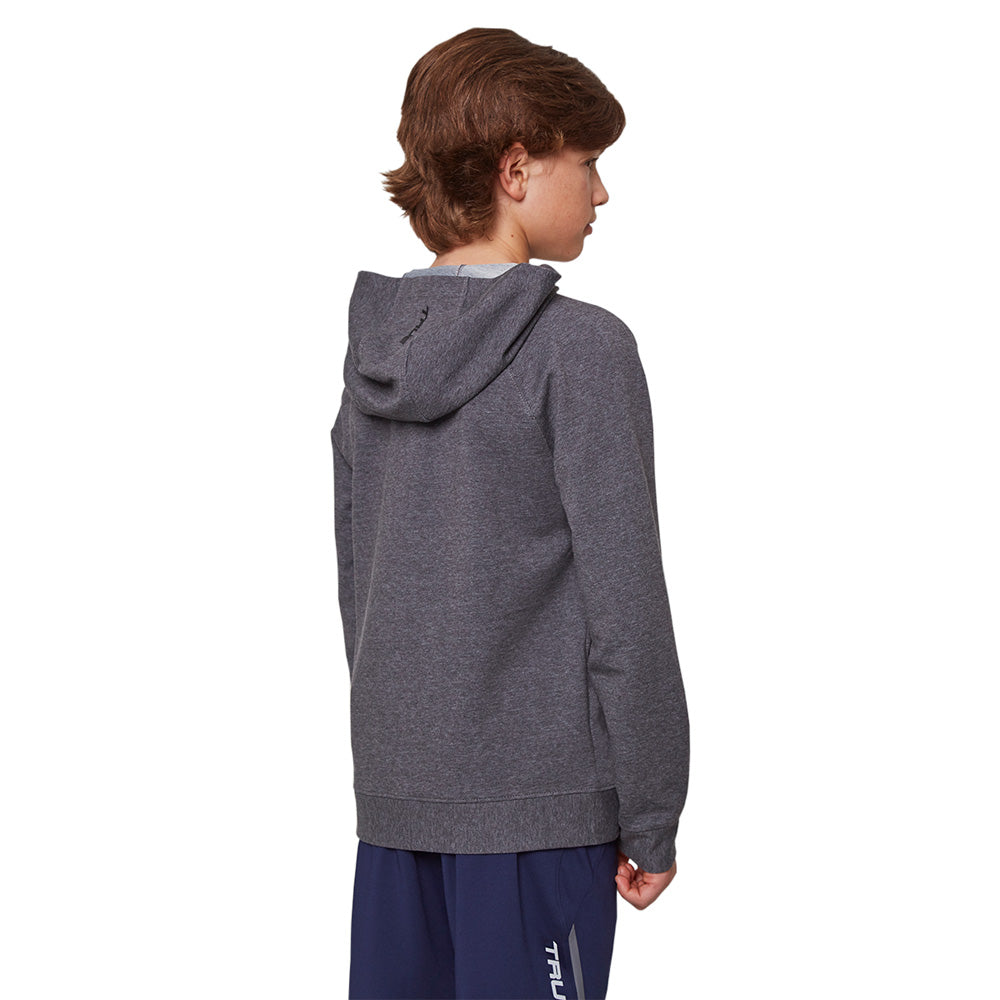 True Youth Terry Graphic Charcoal Hoodie