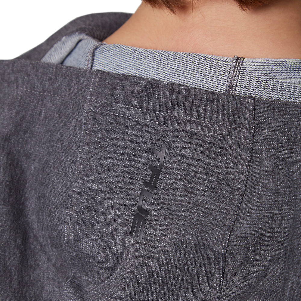 True Youth Terry Graphic Charcoal Hoodie