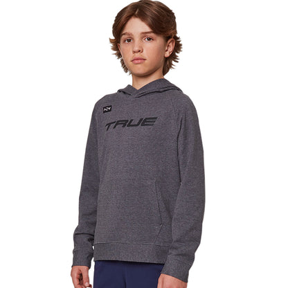 True Youth Terry Graphic Charcoal Hoodie