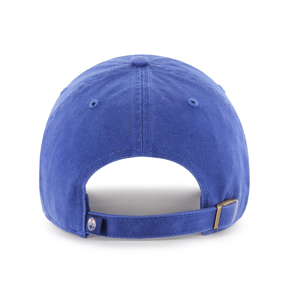 47 Brand Edmonton Oilers Clean Up Blue Hat