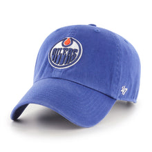 47 Brand Edmonton Oilers Clean Up Blue Hat