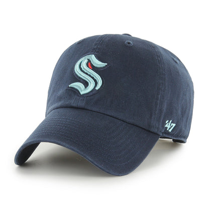 47 Brand Seattle Kraken Clean Up Navy Hat