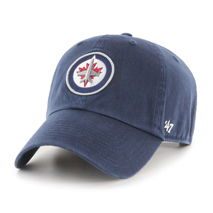 47 Brand Winnipeg Jets Clean Up Navy Hat