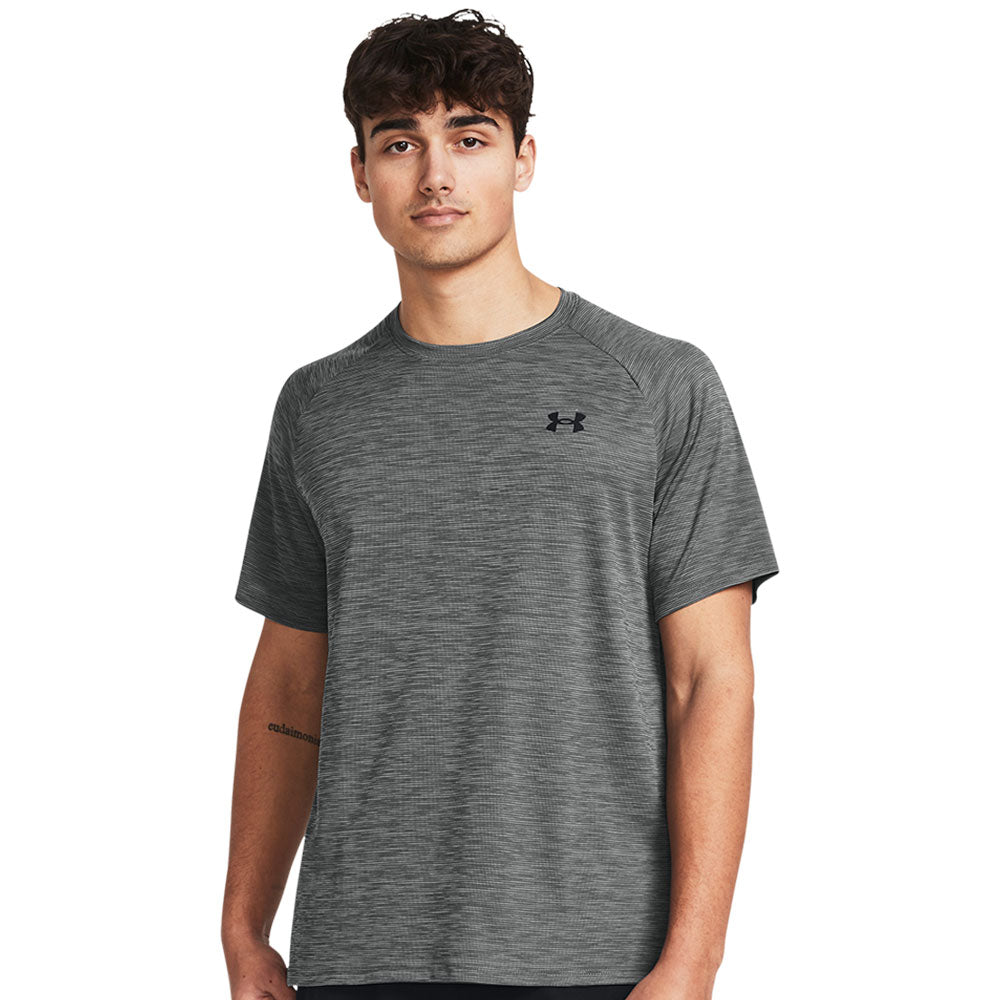 UNDER ARMOUR TECH TEXTURED ADULT CONCRETE T SHIRT