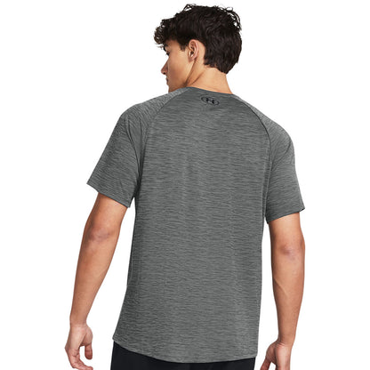 UNDER ARMOUR TECH TEXTURED ADULT CONCRETE T SHIRT