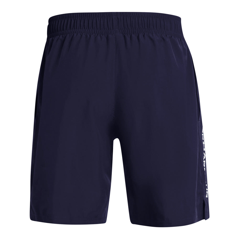 Under Armour Woven Wordmark Men's Navy Shorts